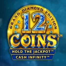 12 Coins Grand Diamond Edition logo – Slots by Wazdan at Rocket Riches Casino