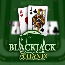 Blackjack 3H (Habanero) slot visual from Habanero available on rocket-richescasino.com