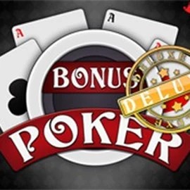 Bonus Poker Deluxe - 3 Hands logo by RTG (Reel Time Gaming) at Rocket Riches Casino
