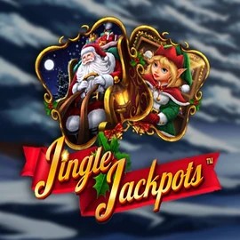 Jingle Jackpots logo – Jackpots by Dragon Gaming at Rocket Riches Casino