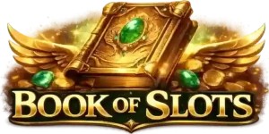 Book of Slots by ThunderSpin, showcased at rocket-richescasino.com – game logo