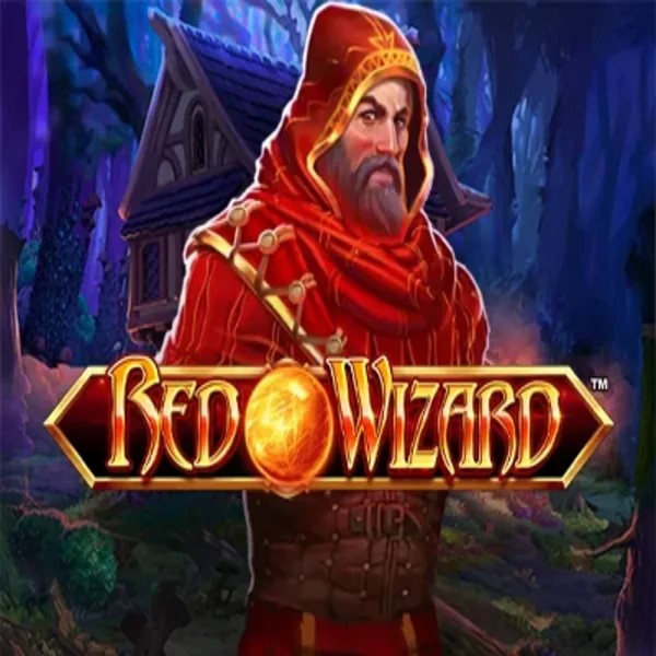 Red Wizard online game logo by Rarestone Gaming on rocket-richescasino.com