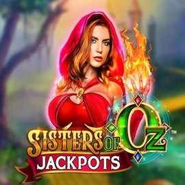 Jackpots logo of Sisters Of Oz Jackpots from Triple Edge Studios at Rocket Riches Casino
