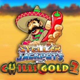 Stellar Jackpots with Chilli Gold x2 logo by Lightning Box Game at Rocket Riches Casino