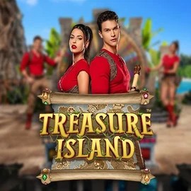 Treasure Island logo by Pragmatic Play Rocket Riches Casino