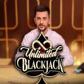 Unlimited Blackjack casino game by Ezugi – featured logo at Rocket Riches Casino